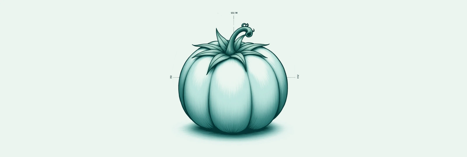 A line-art tomato kitchen timer